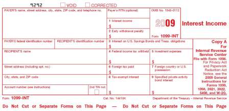 1099-Int Form